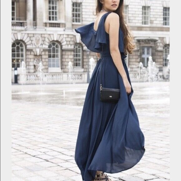 Free People Fiona Embroidered Wrap-Detail Maxi Dress - Picture 3 of 9